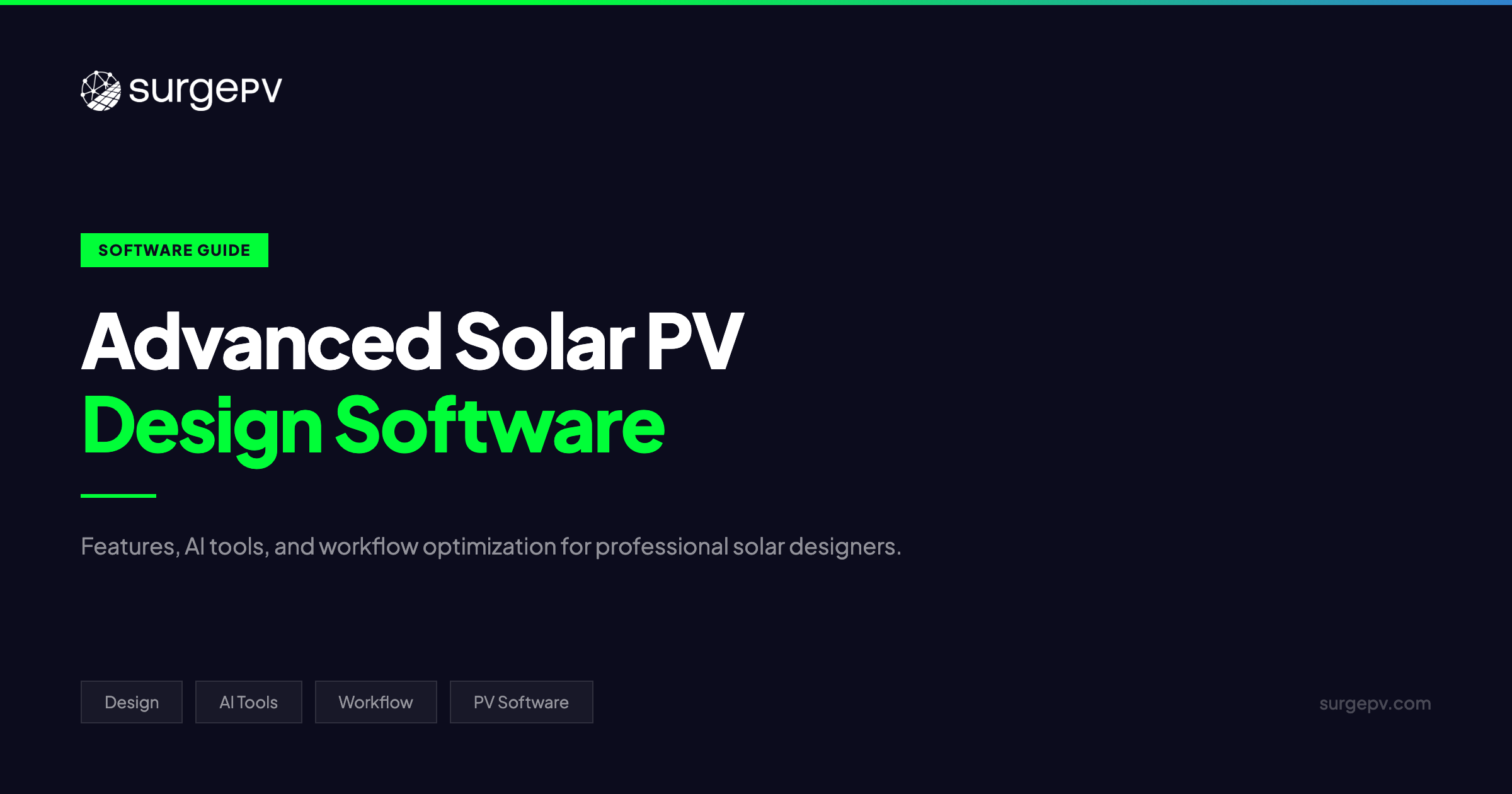 Advanced Solar PV Design Software 2026: Features, Tools & Workflow