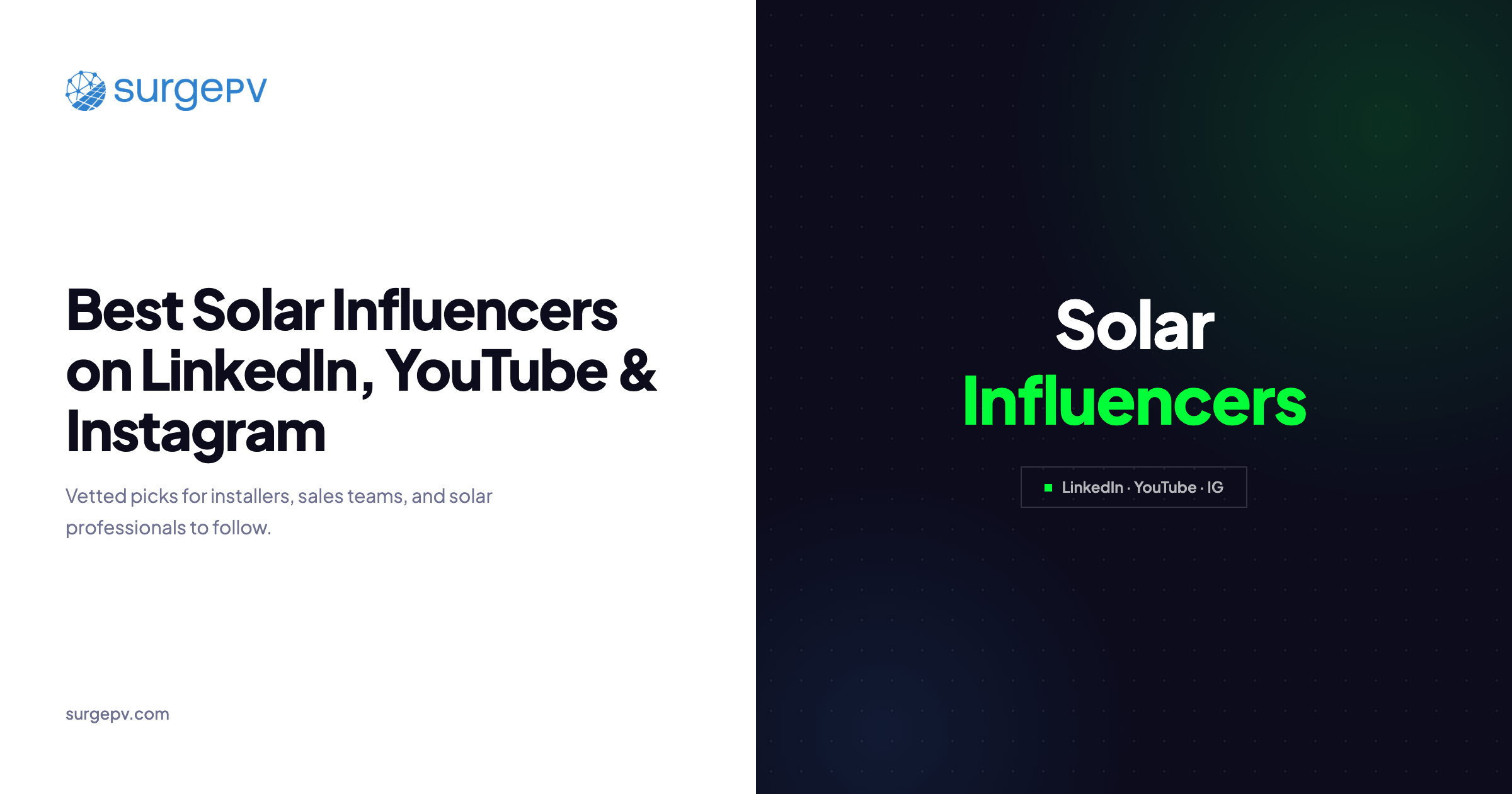Best Solar Influencers 2026: LinkedIn, YouTube & Instagram Accounts to Follow
