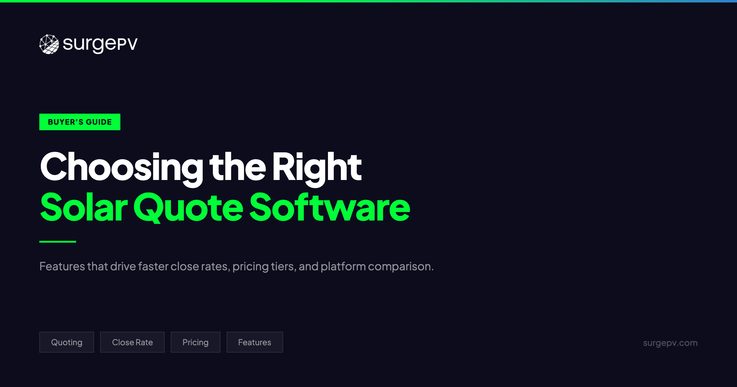 Choosing the Right Solar Quote Software 2026: Features & Buyer's Guide