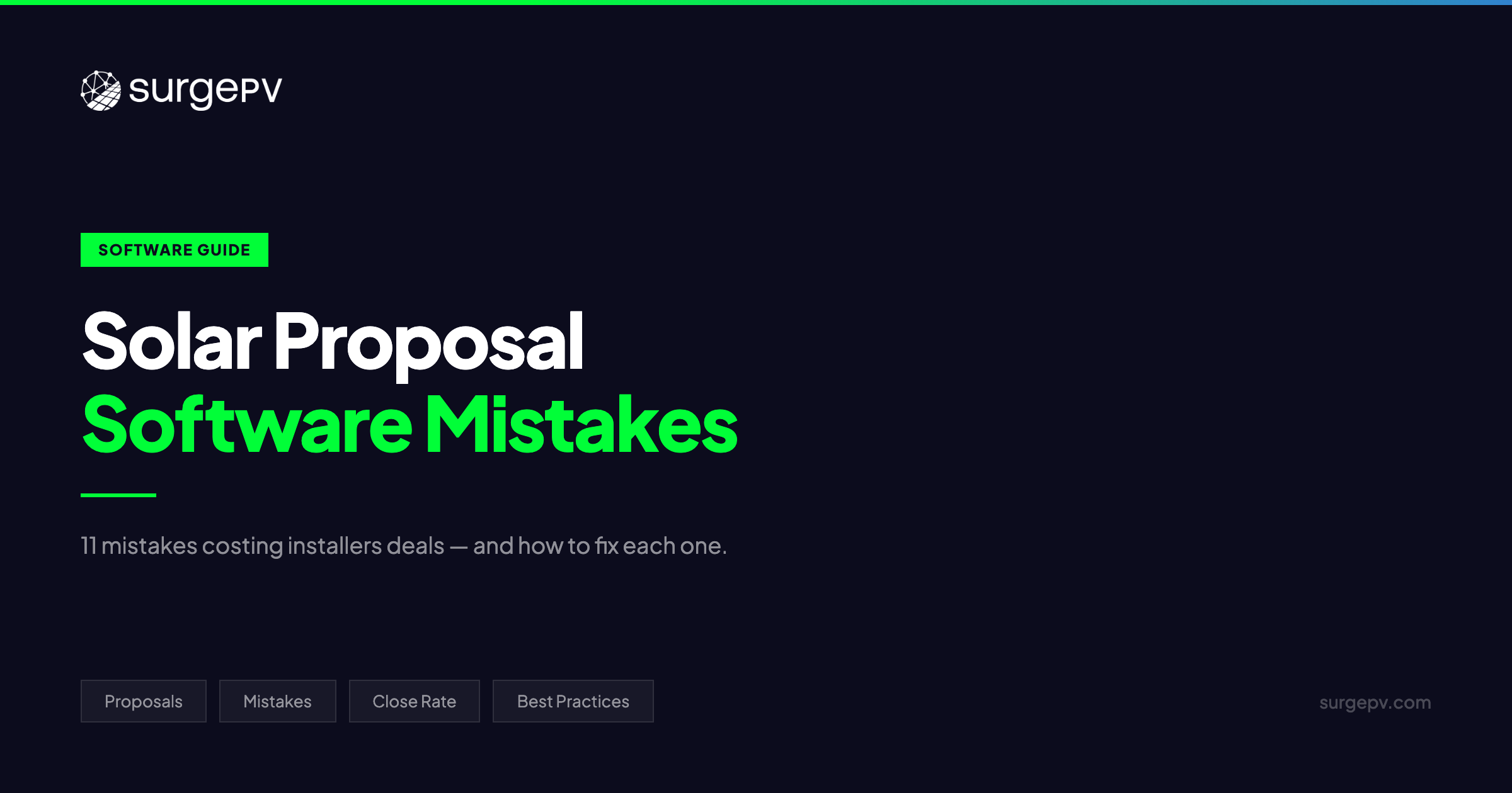 Common Solar Proposal Software Mistakes to Avoid in 2026