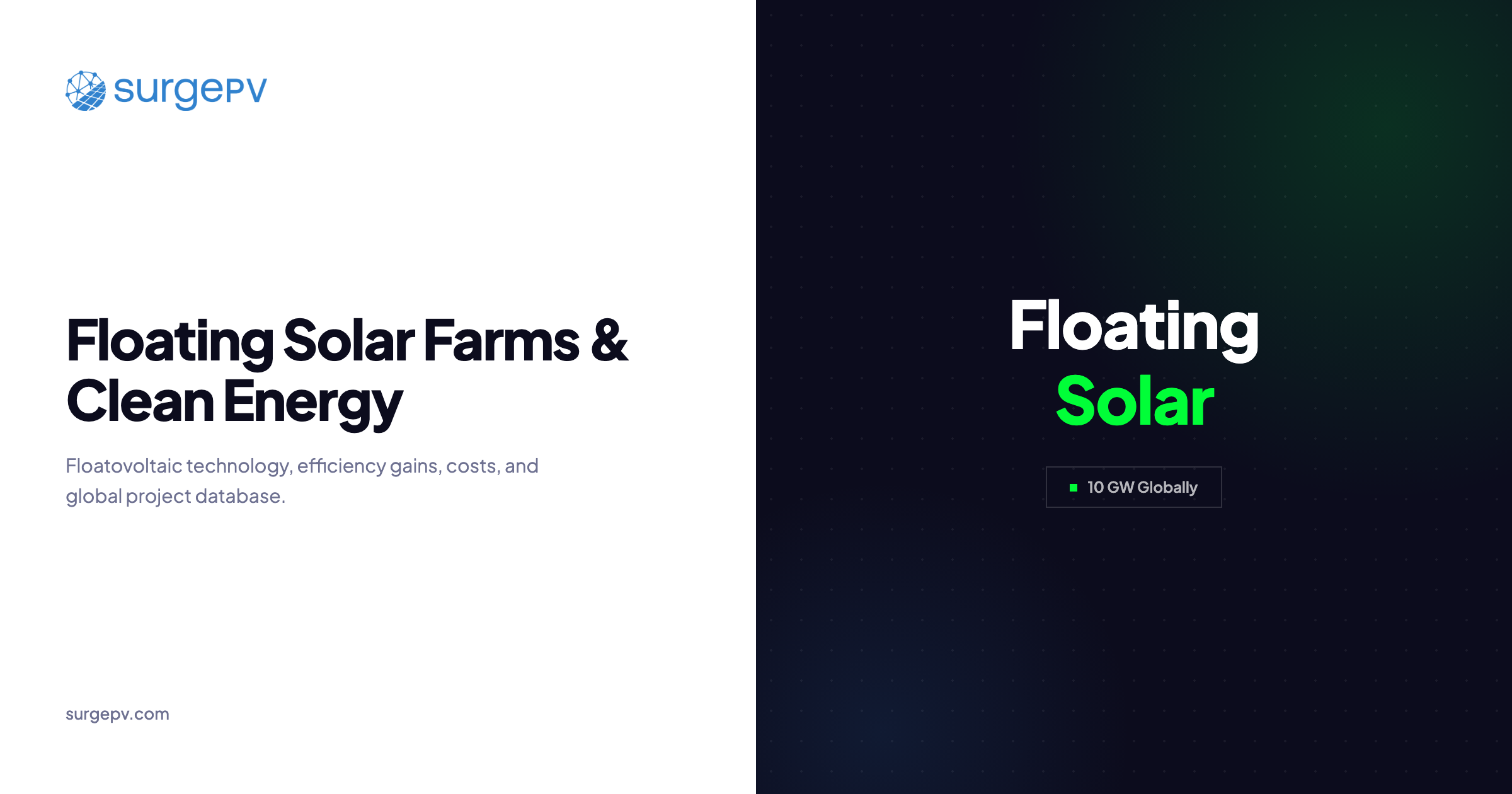 Floating Solar Farms & Clean Energy 2026: Technology, Costs & Global Projects
