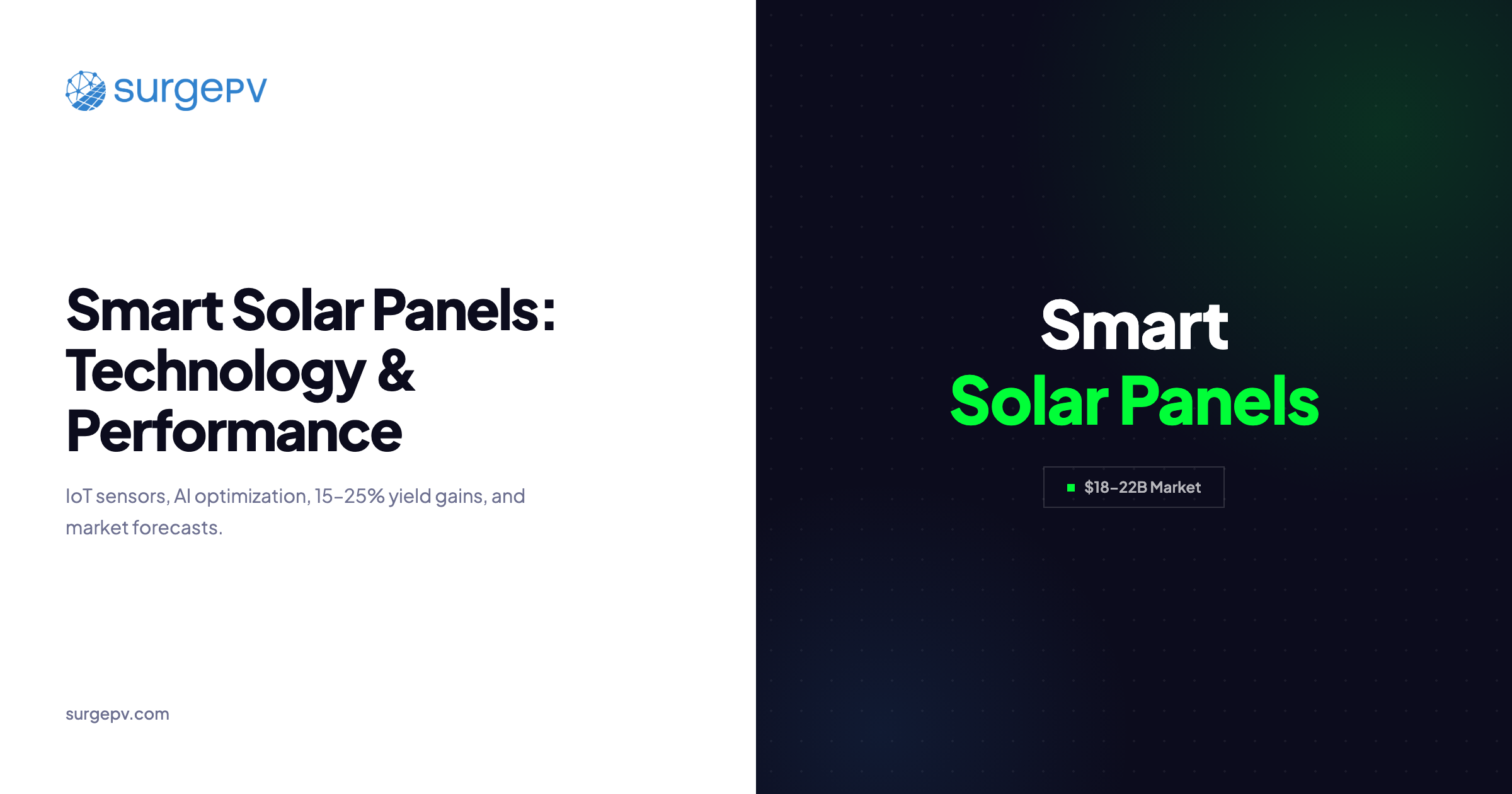 Smart Solar Panels Guide 2026: Technology, Market Size & Performance ROI