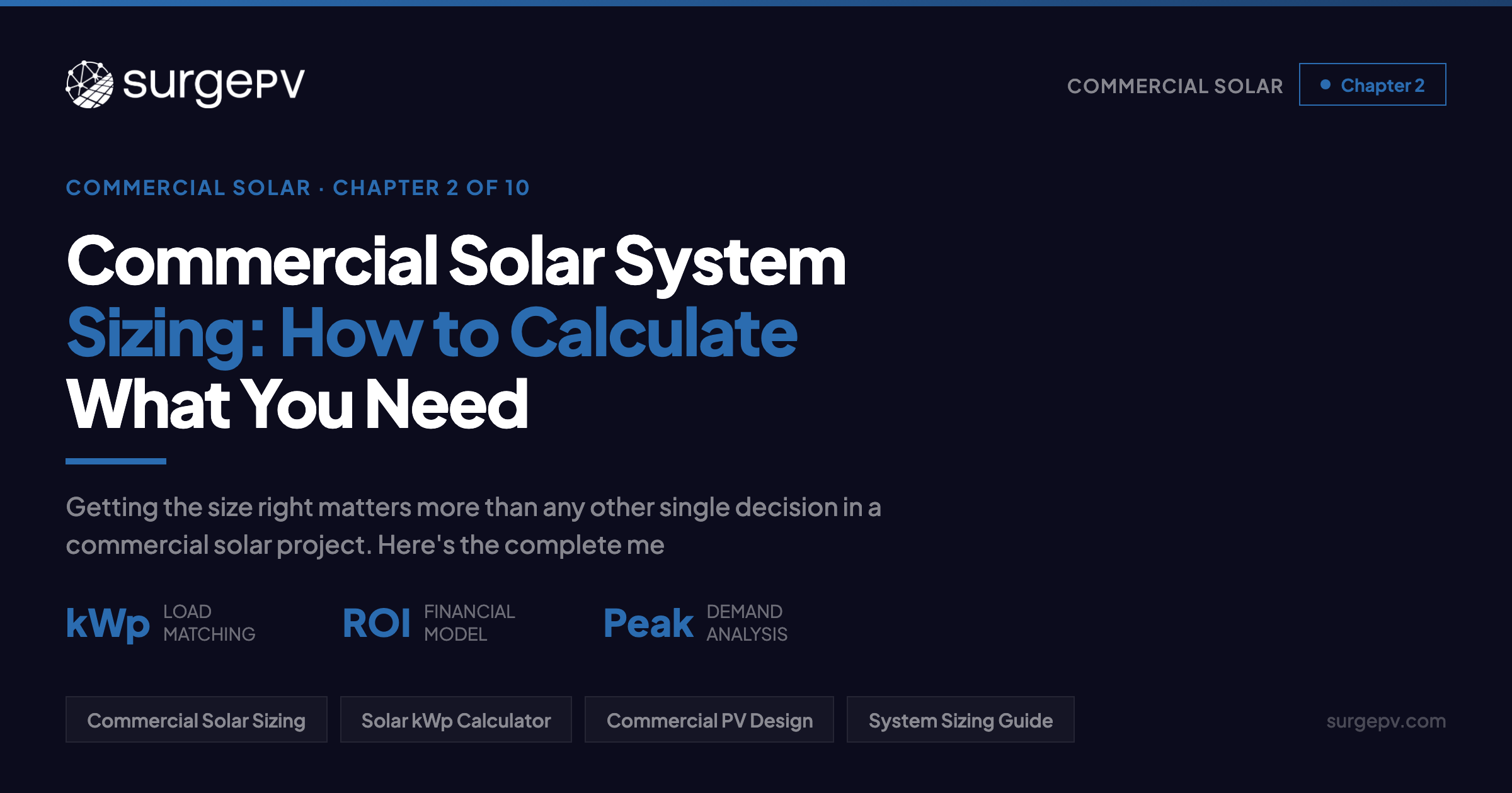 Commercial Solar System Sizing: How to Calculate What You Need