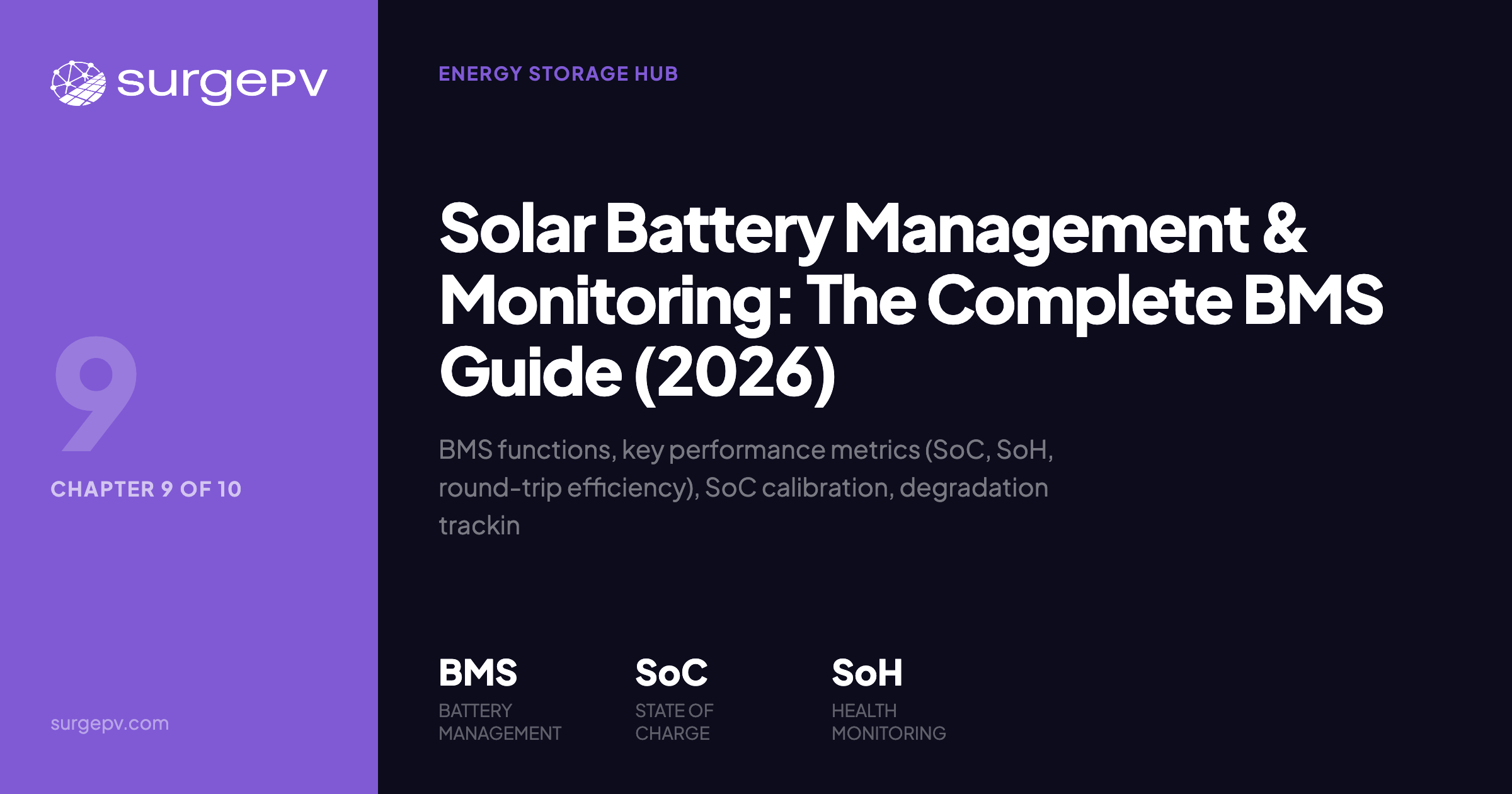 Solar Battery Management & Monitoring: The Complete BMS Guide (2026)