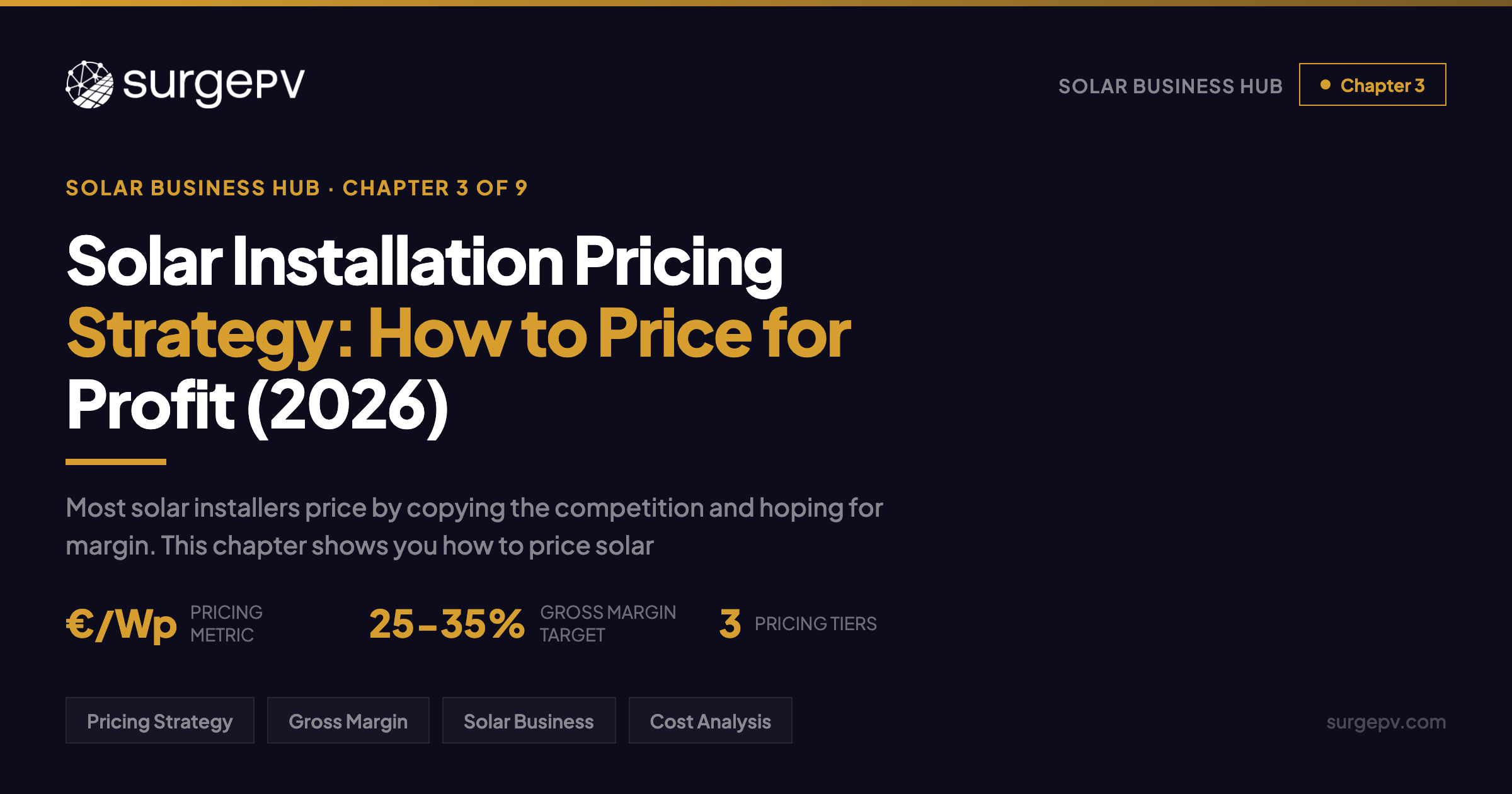 Solar Installation Pricing Strategy: How to Price for Profit (2026)
