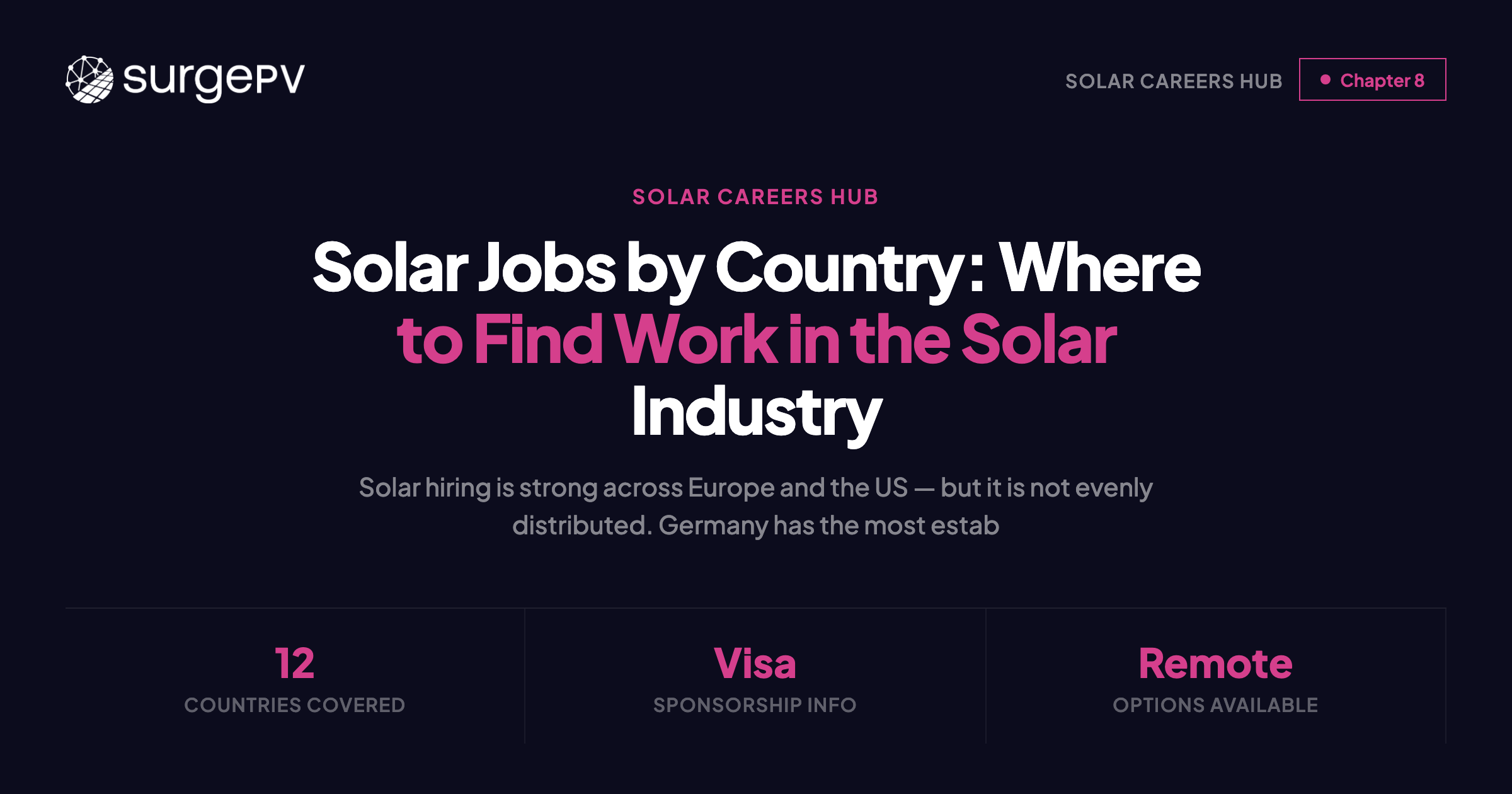 Solar Jobs by Country: Where to Find Work in the Solar Industry