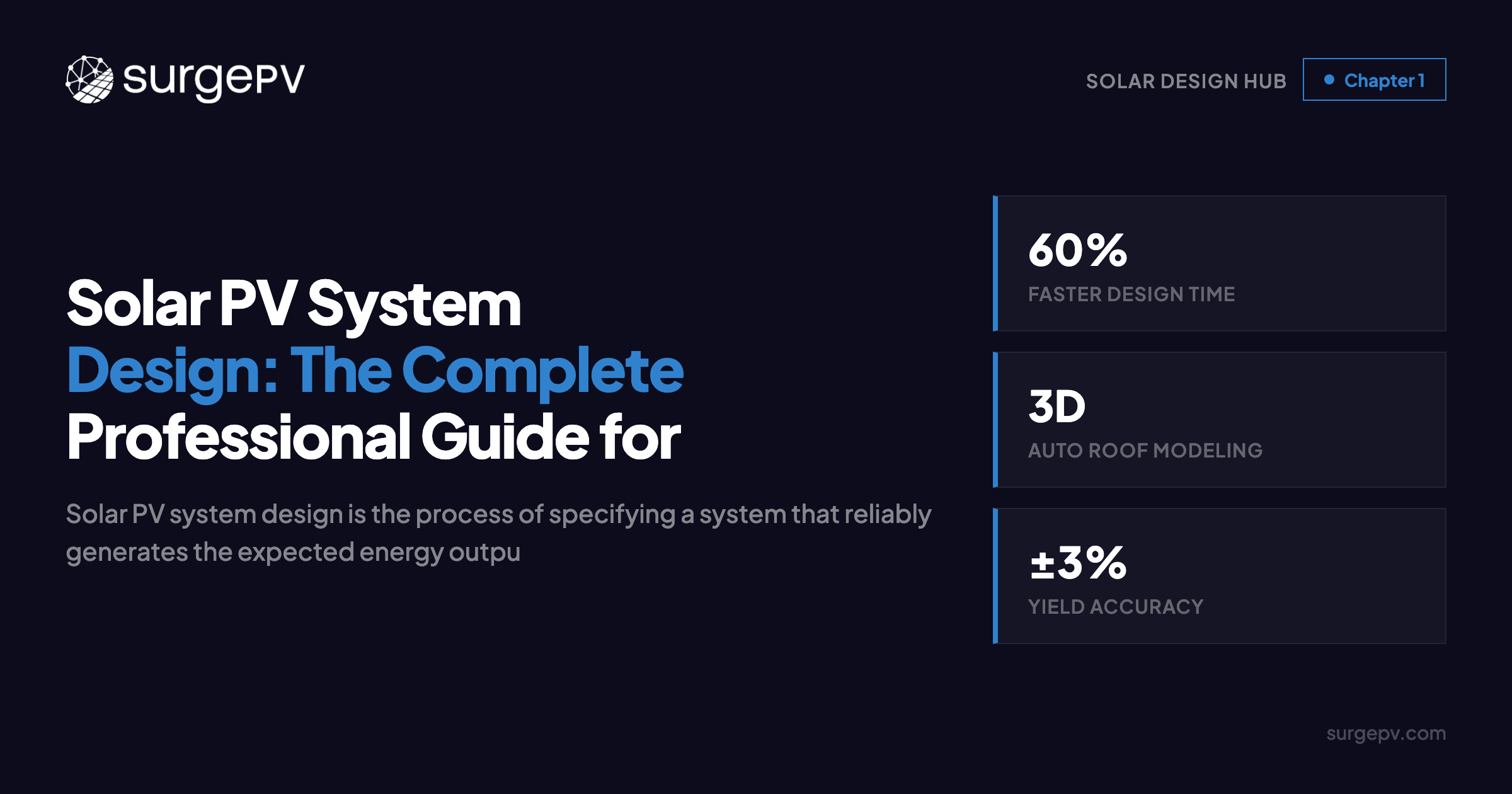 Solar PV System Design: The Complete Professional Guide for 2026