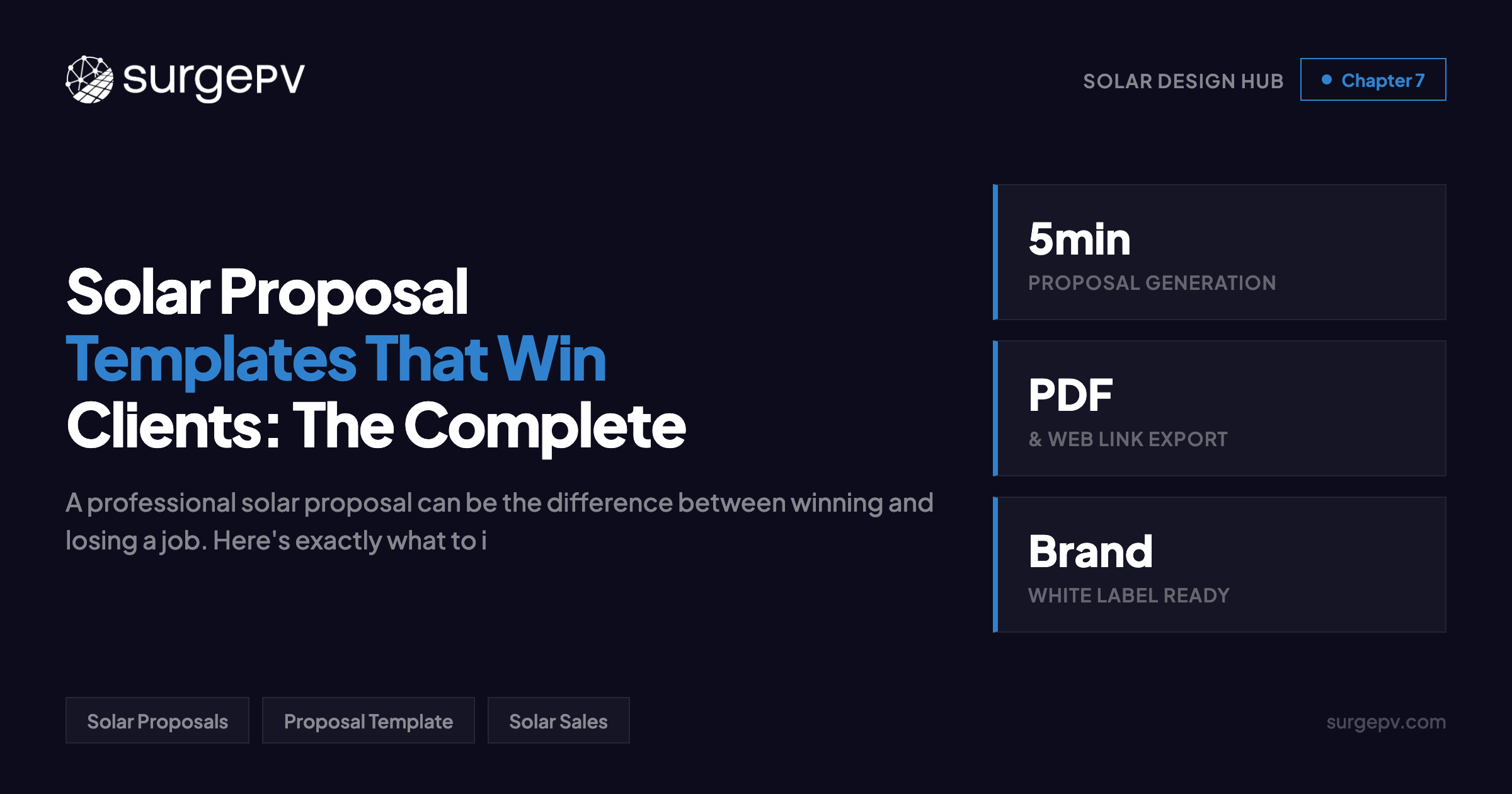 Solar Proposal Templates That Win Clients: The Complete Guide (2026)