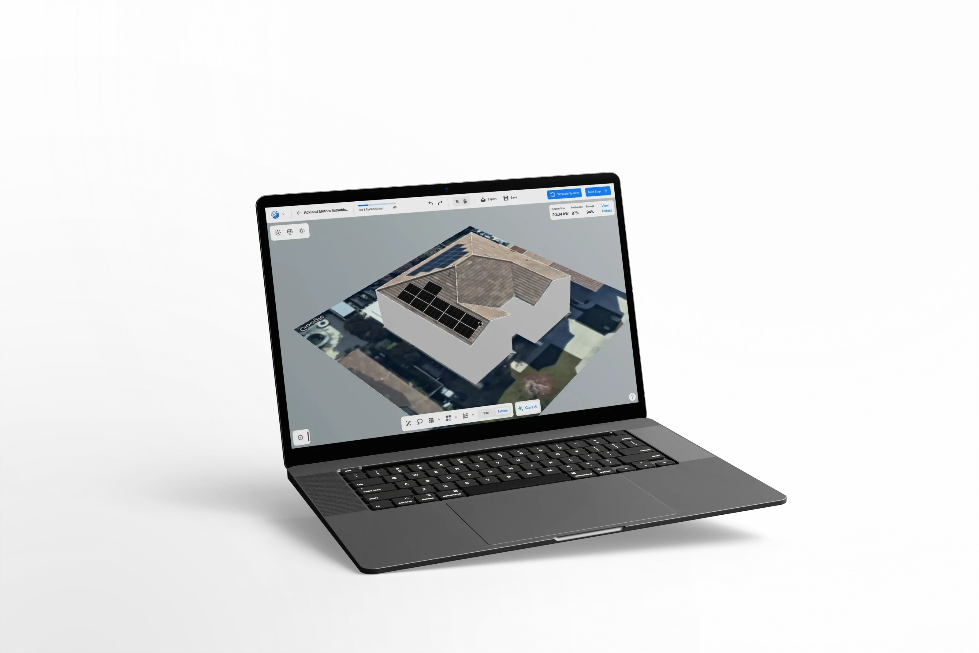 Residential solar design software