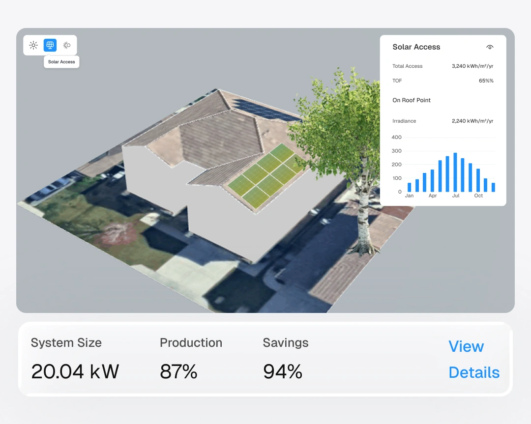 AI residential roof modeling