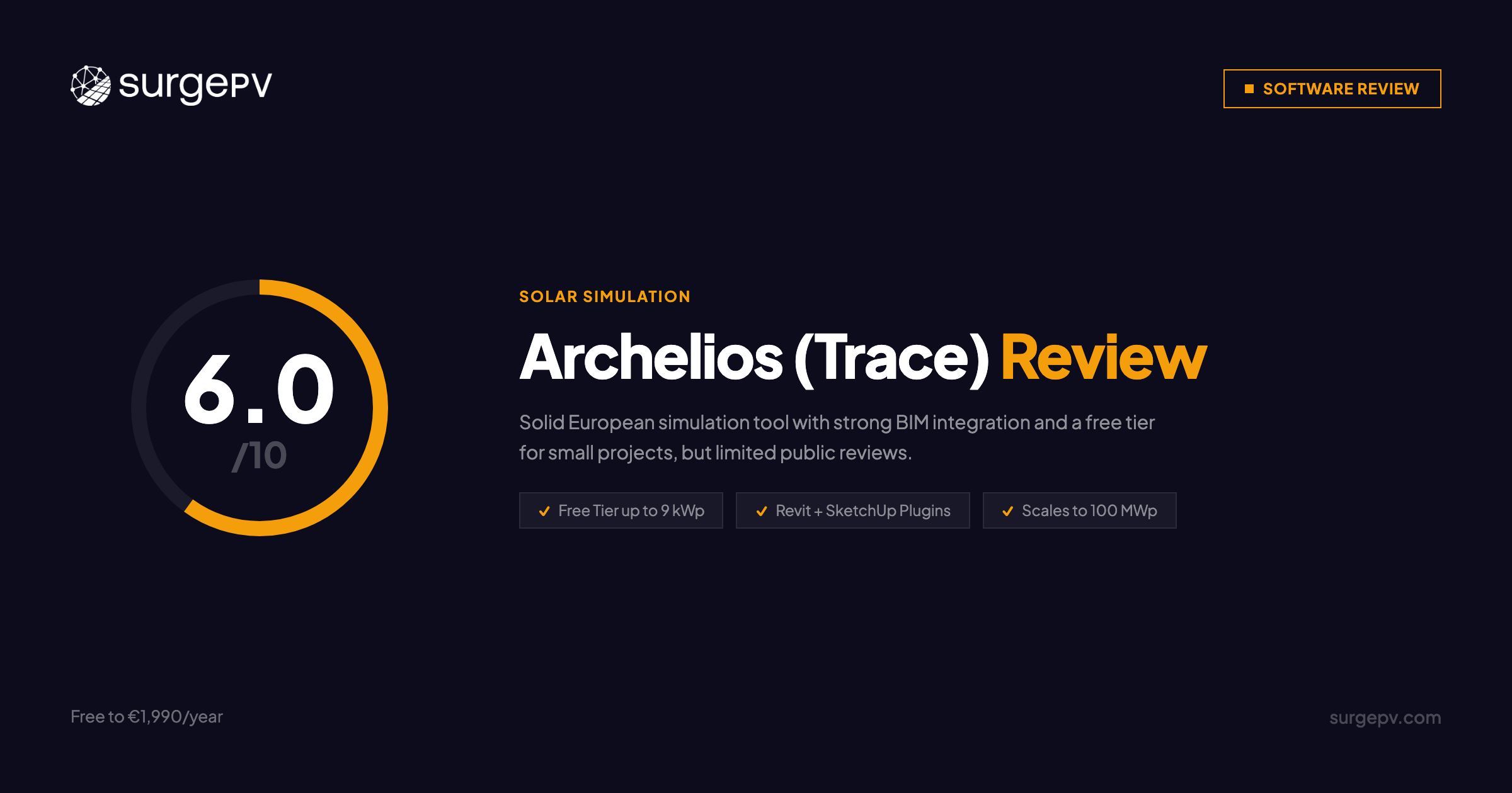 Trace Software (Archelios)